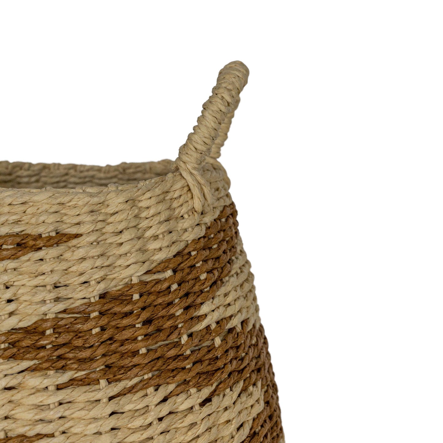 Booker Brown Basket Woven Rope