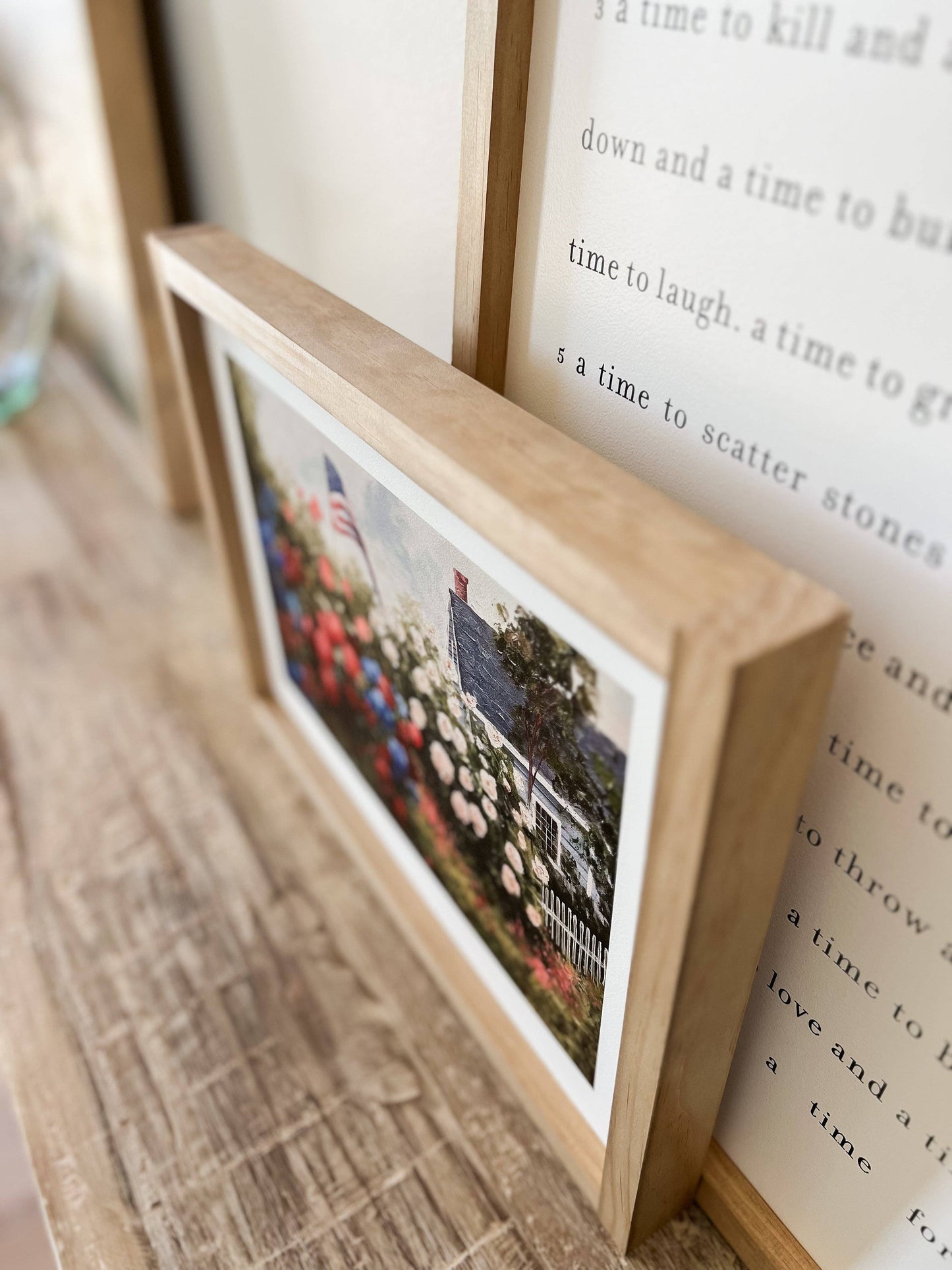 Floral 4th of July | Summer Print, Vintage Inspired Wall Art