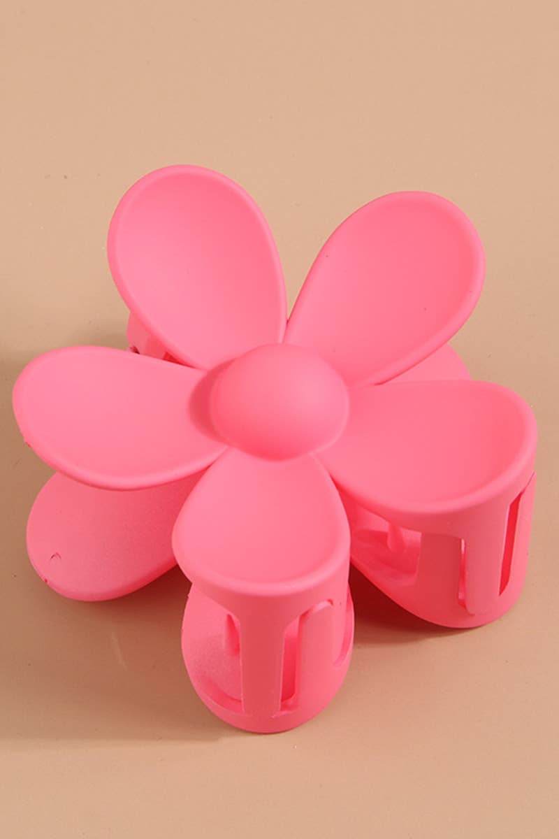 MATTE CUTE FLOWER HAIR CLAW CLIP_CWAHA0089