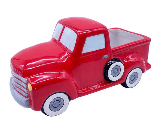 Red Truck 9“Planter