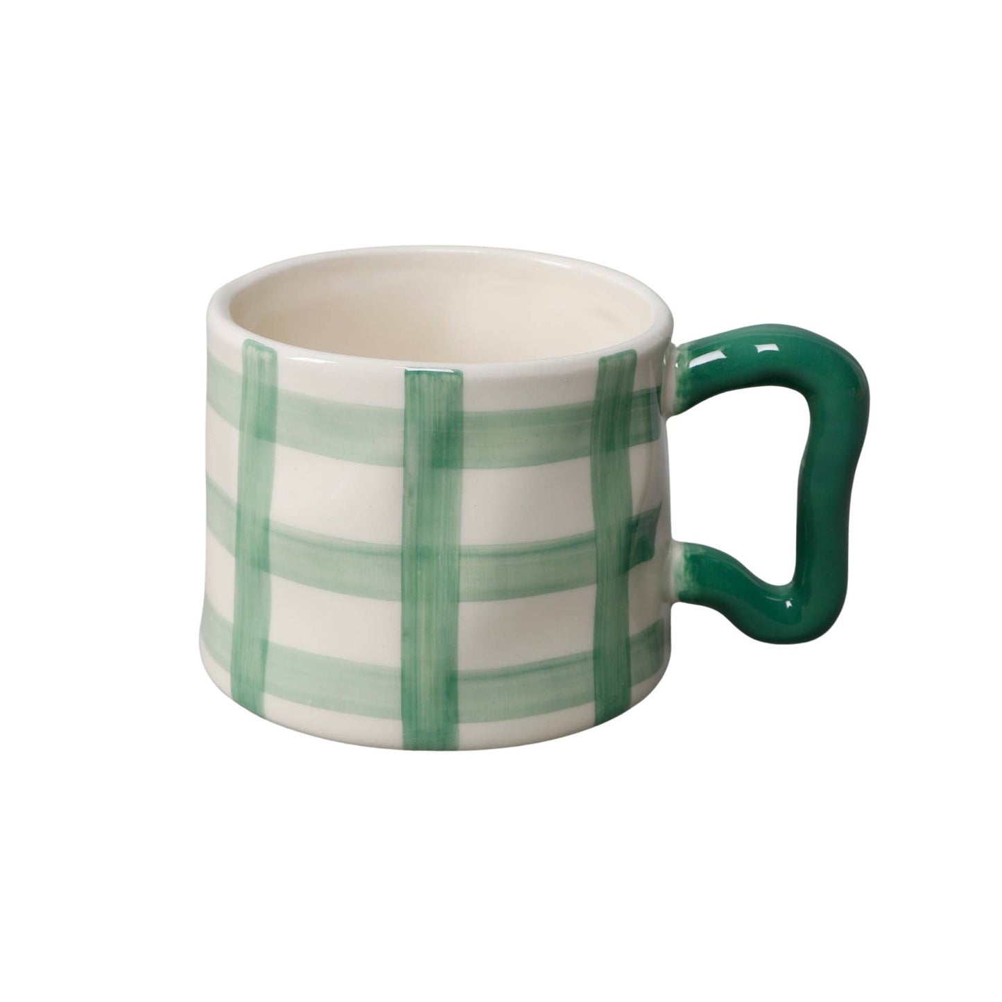 Checkered Ceramic Mug