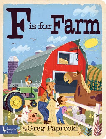 F is for Farm: Alphabet board book