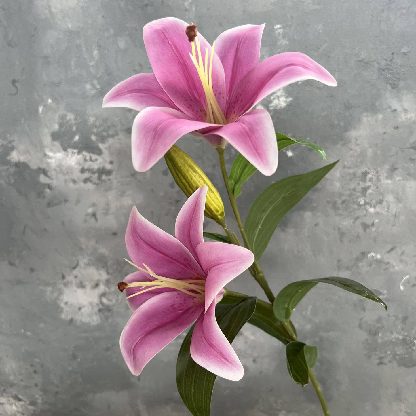 23''T Faux Nature Touch Lily Flower Stem, Autumn Lilies