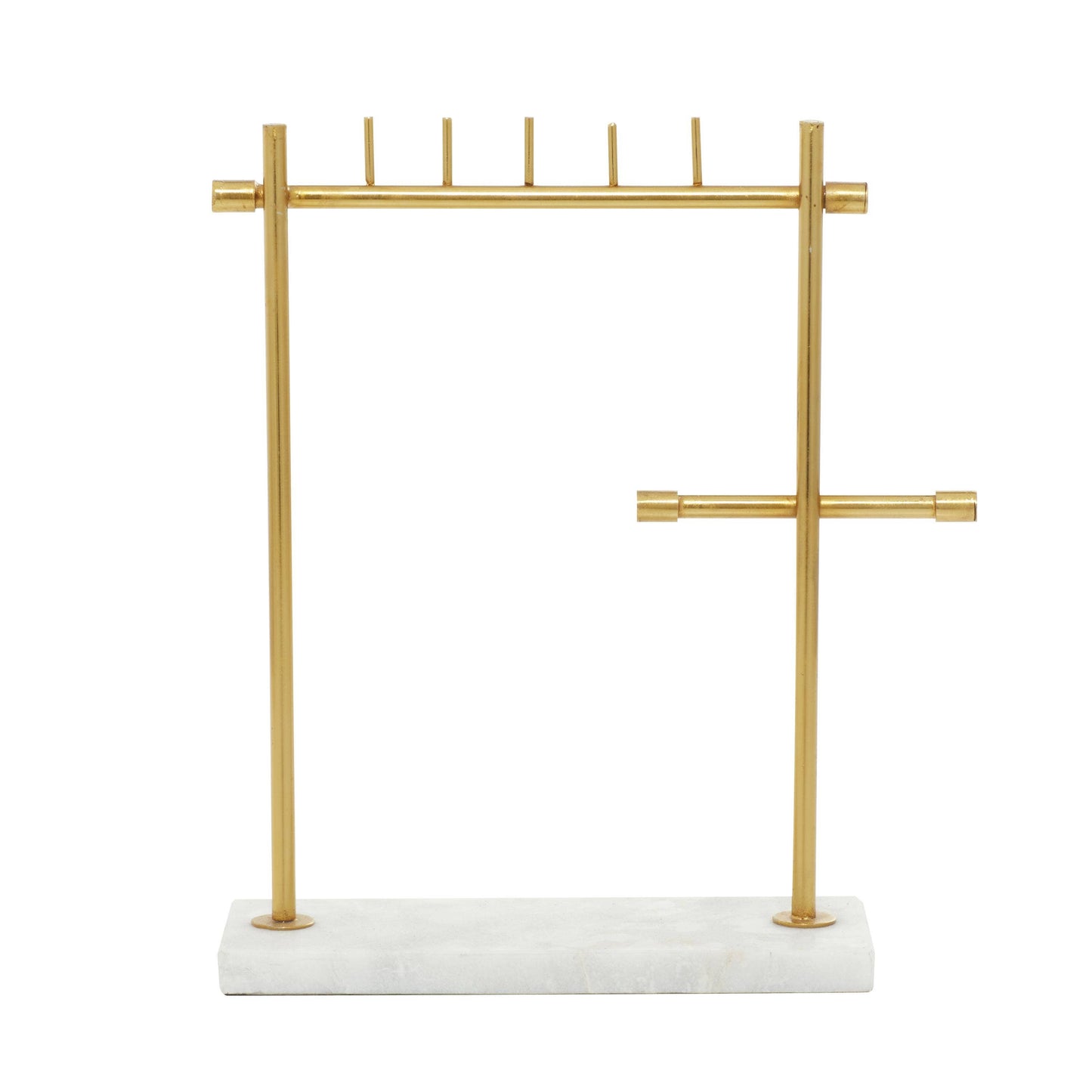 Modern Gold Marble Jewelry Stand