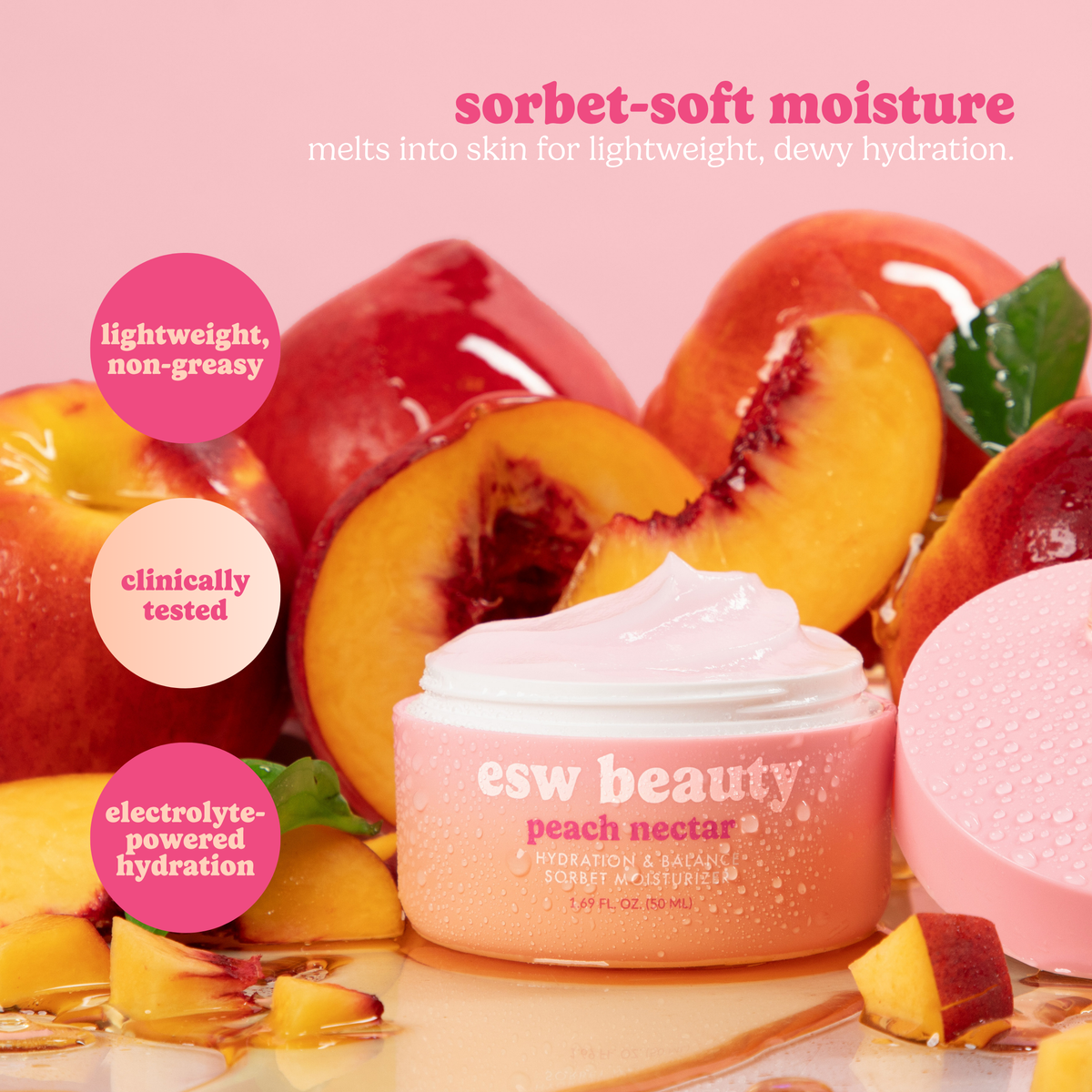 Peach Nectar Sorbet Moisturizer