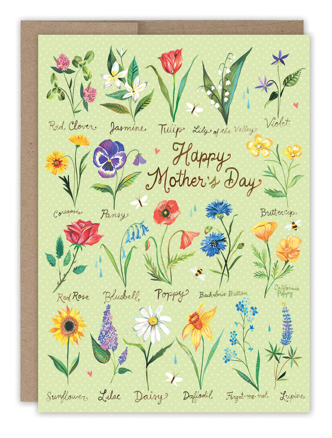 Wildflower Mother's Day Card