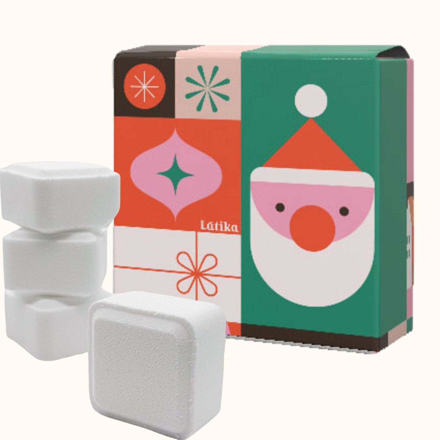 Geo Santa Shower Steamer Set - Christmas 🎅