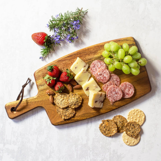 Rock & Branch® Acacia Wood Charcuterie Serving Paddle Board