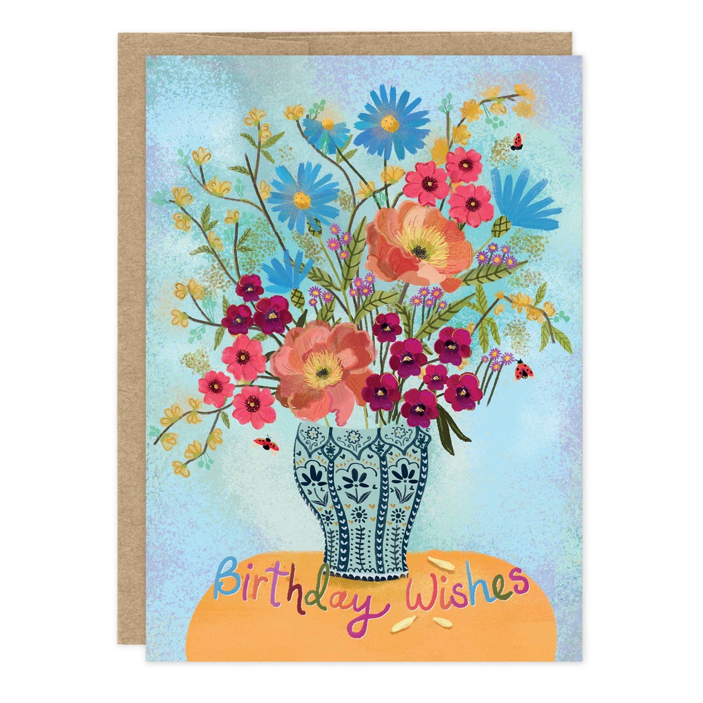 Rainbow Bouquet Birthday Card