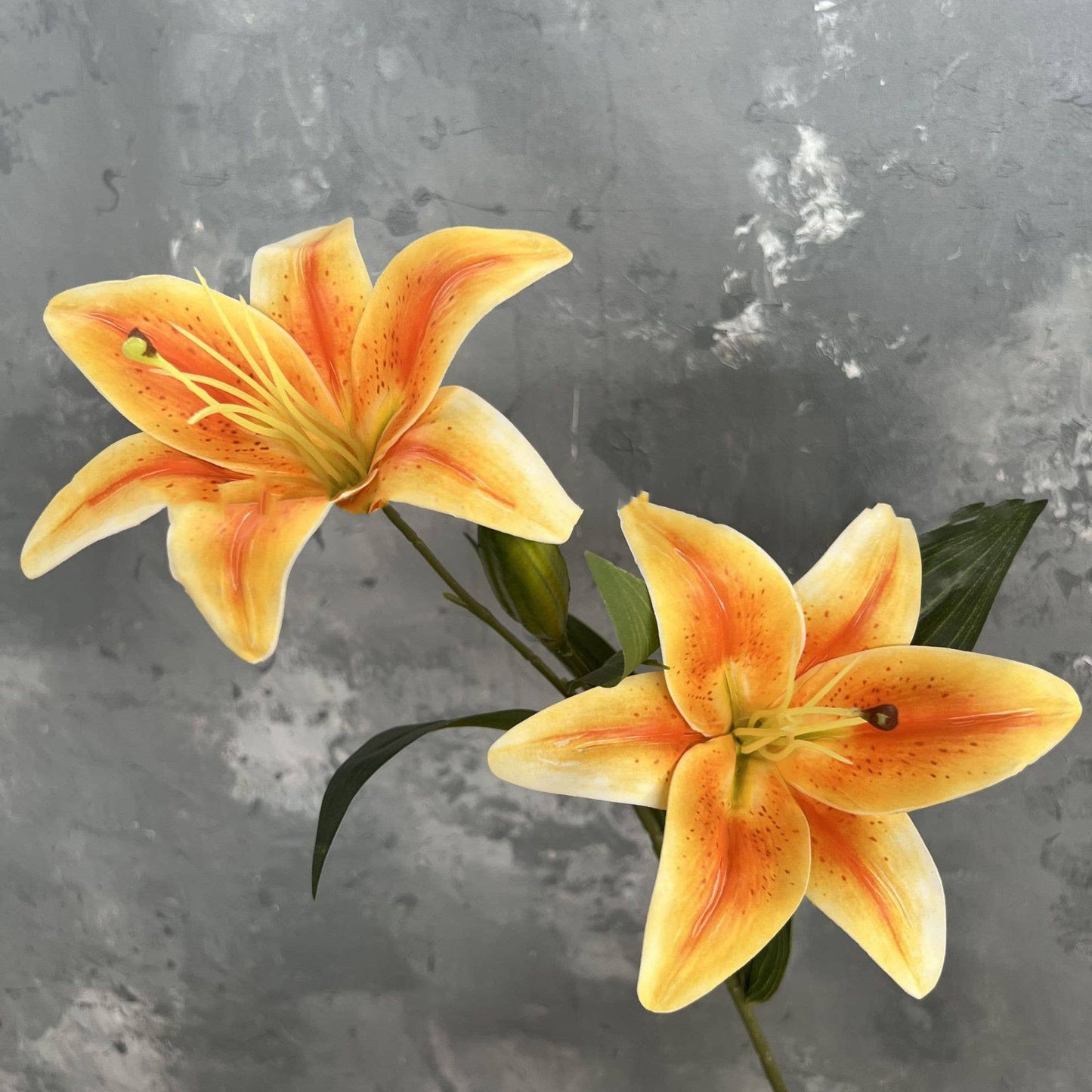 23''T Faux Nature Touch Lily Flower Stem, Autumn Lilies