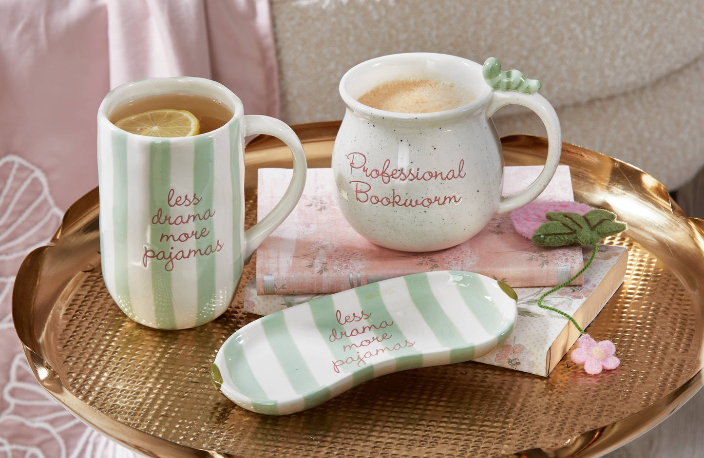 Professional Bookworm Earthenware Mug Multi