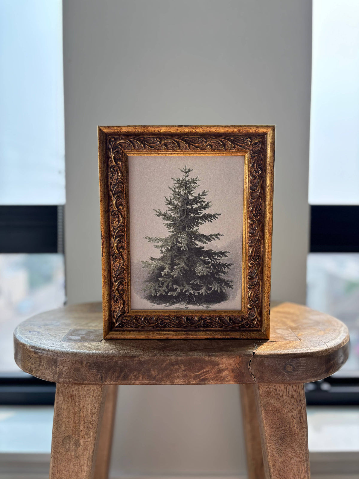 Evergreen Vintage | Christmas Antique Gold Frame