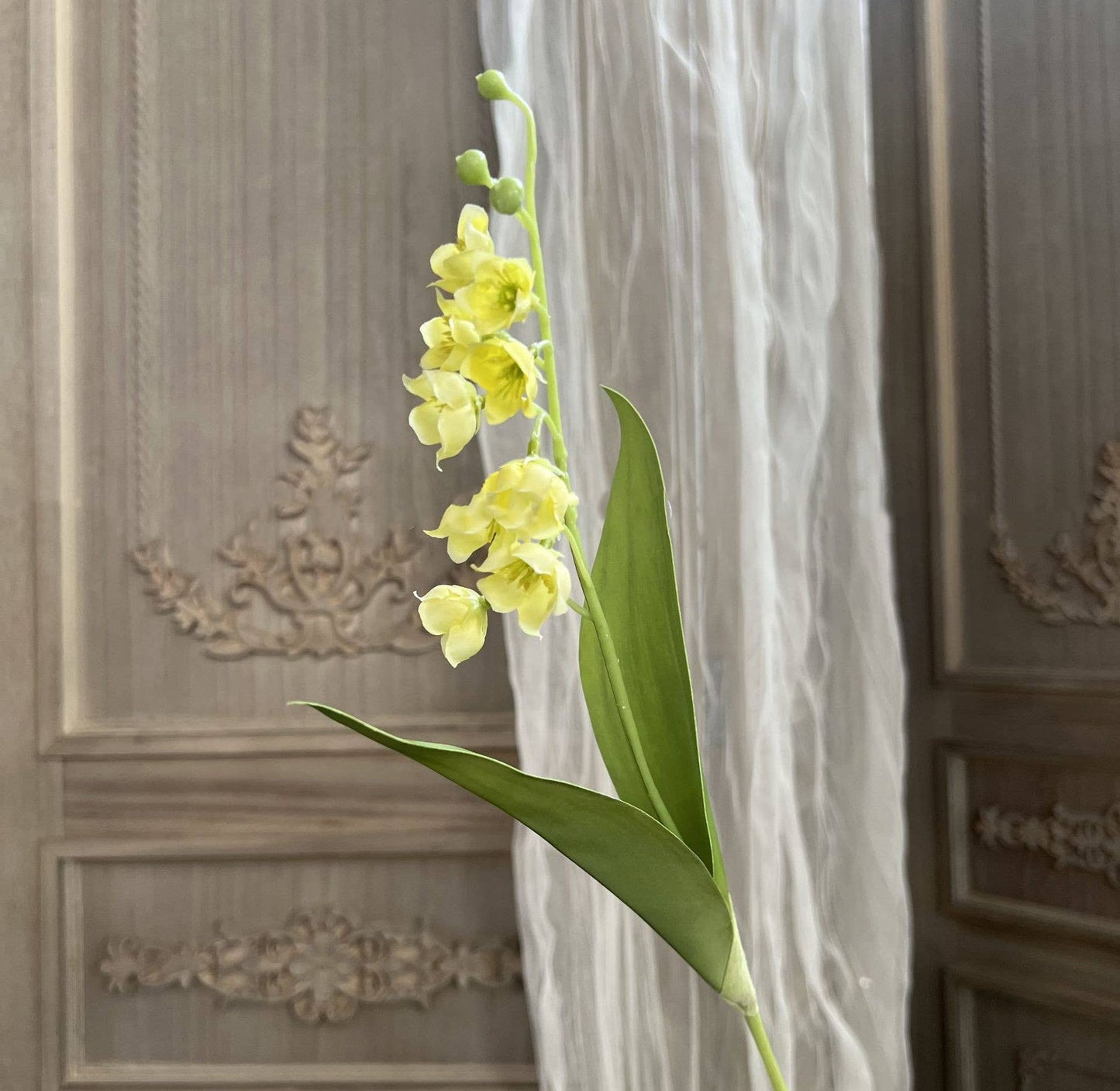 15''T Faux Lily of The Valley Flower, Tiny Wild Flowers