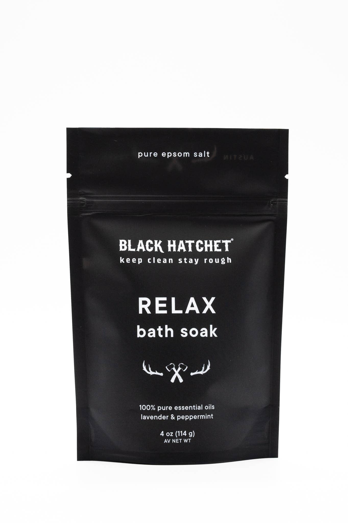 Black Hatchet Men's line - Relax Bath Salt ⚫ Gift for Men