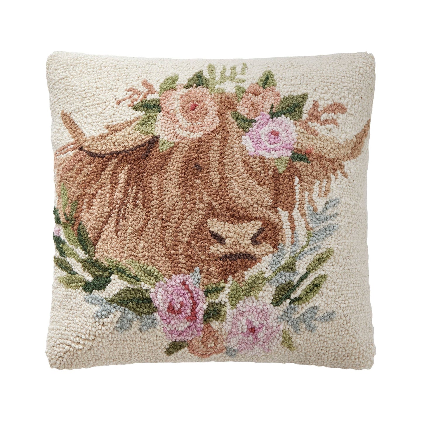 Highland Cow Hook Pillow