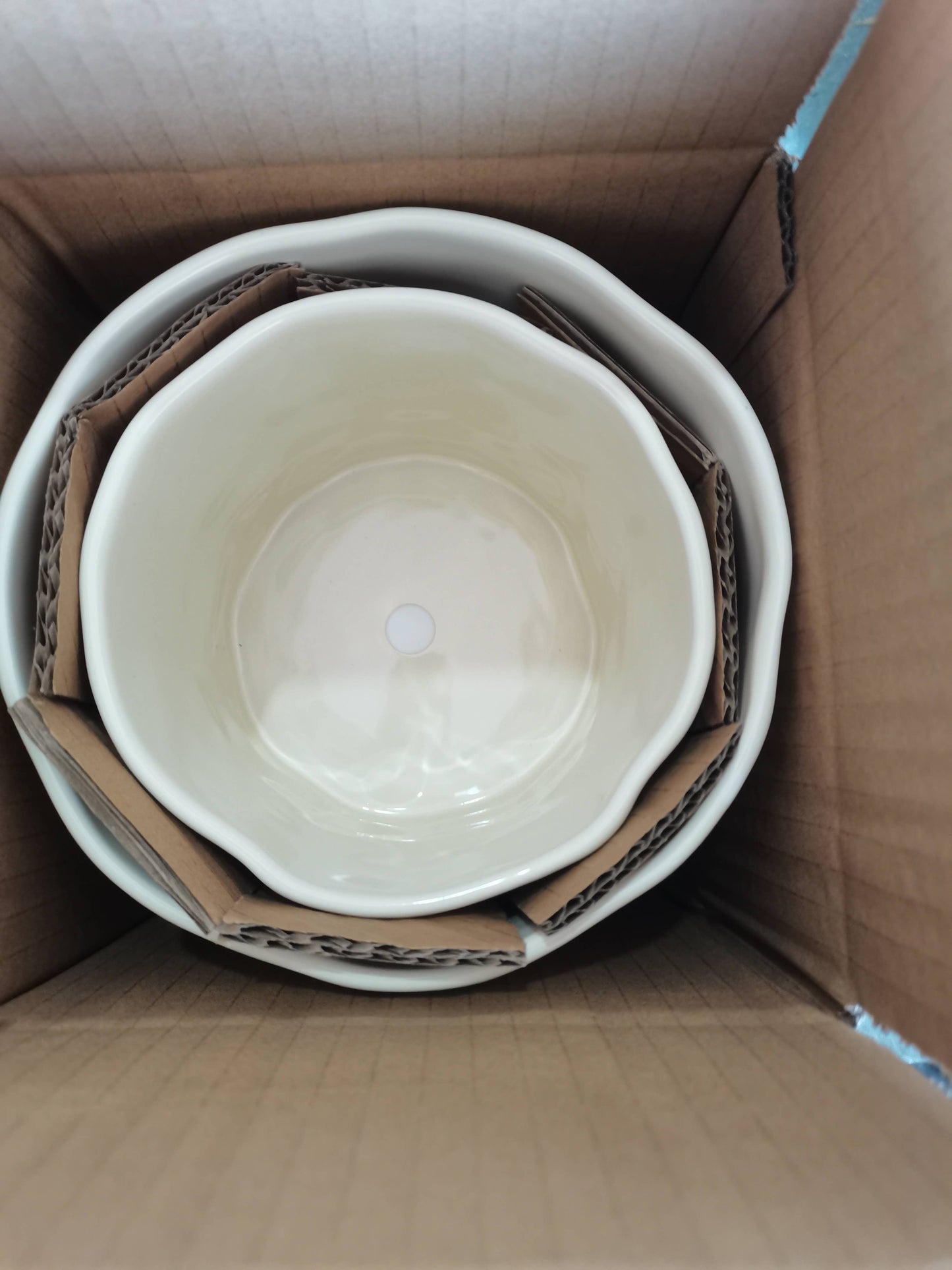 GARDEN BLOOM 6.5" PLANTER, 5"/6.5" NESTED WITH 80698