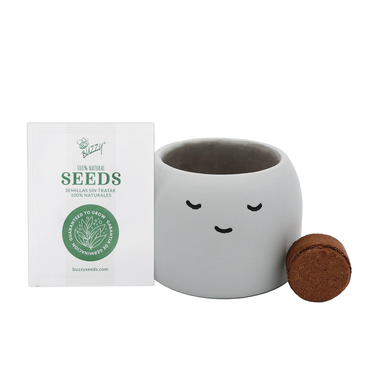 Peaceful Pots 3pk | Indoor Herb & Succulent | Zen Garden
