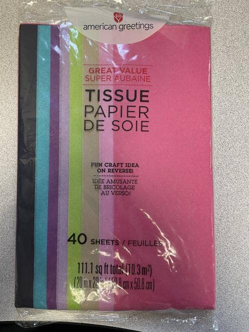 Tissue Paper Mix Colors 40 Sheet | AGTP | SF | SAL06961774S