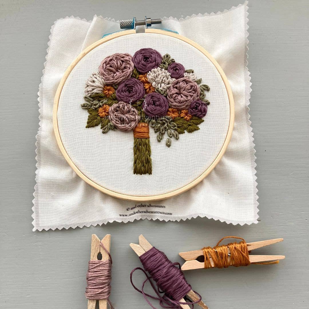 Hand Embroidery Kit - The Ophelia Bouquet