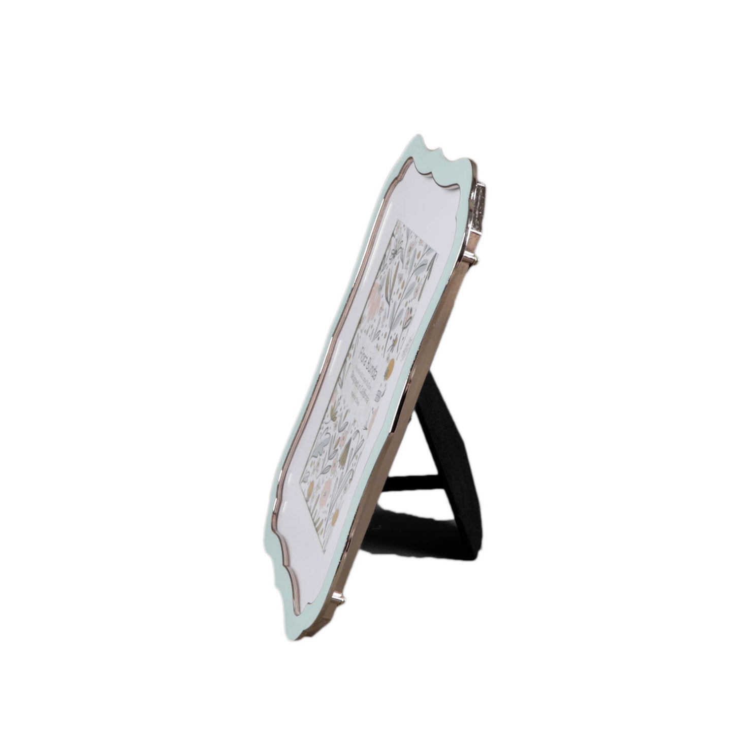 Scalloped Ceramic Picture Frame