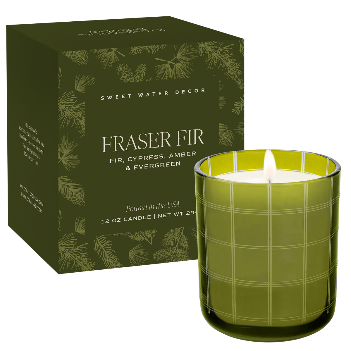 *NEW* Fraser Fir 12 oz Boxed Soy Candle - Christmas Decor