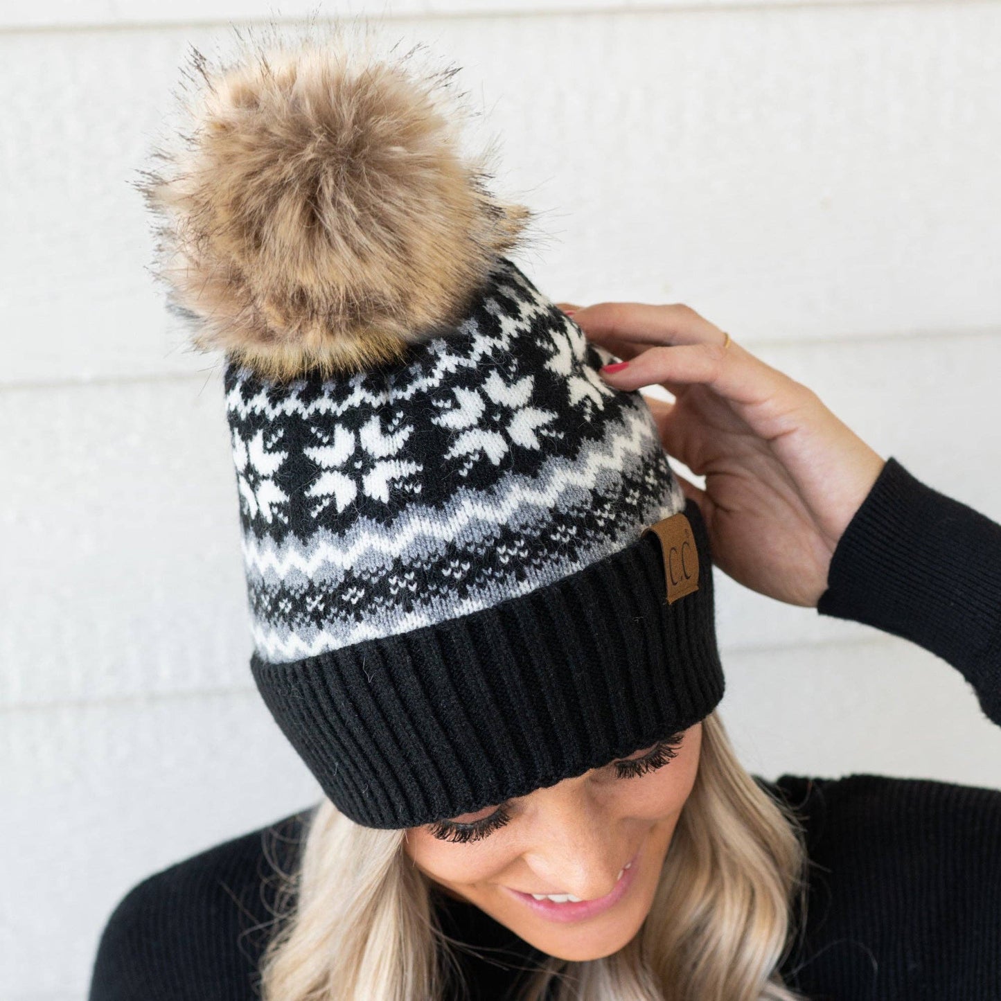 CC Nordic Fair Isle Beanie ( HAT-4029 )