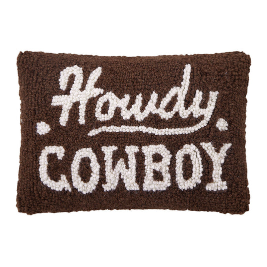 Howdy Cowboy Hook  Pillow