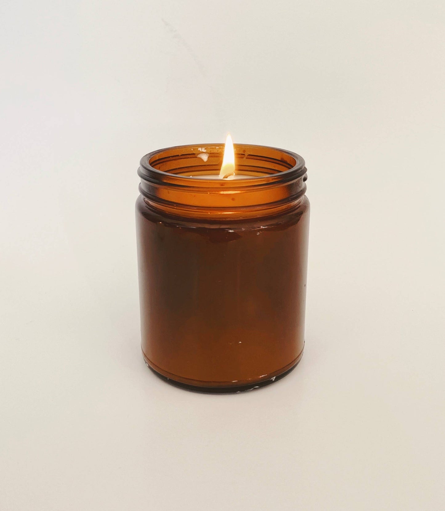 Northern Nights 8 oz coconut wax amber jar candle