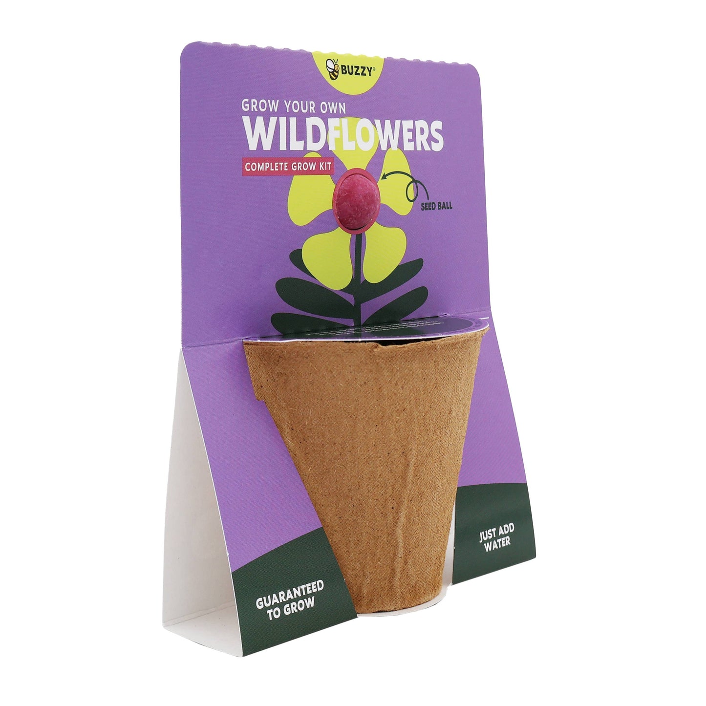 Wildflower Seed Ball Cups 6pk | Pollinator Mix | Bee Garden