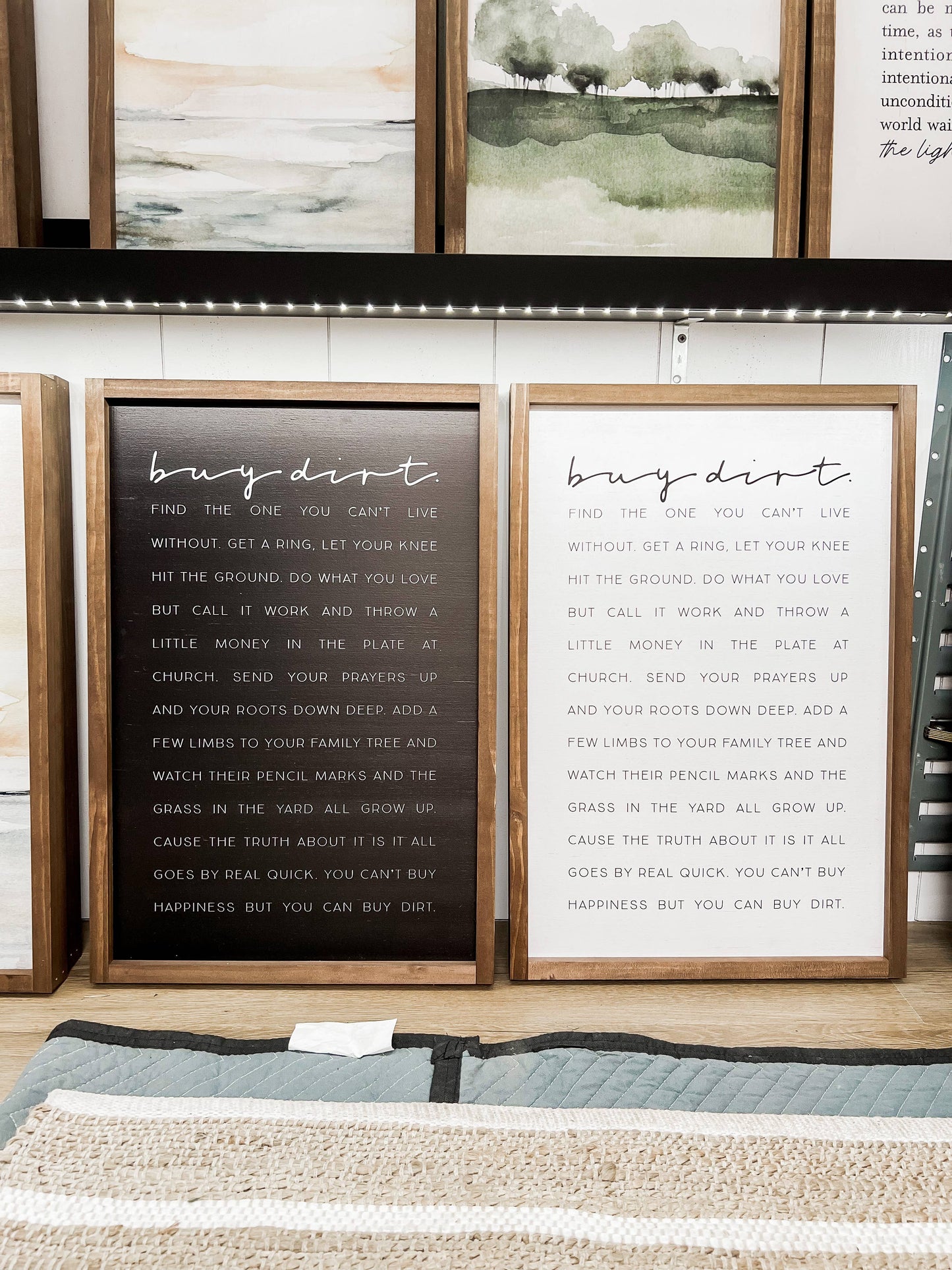 Buy Dirt | Wall Art, Wall Decor