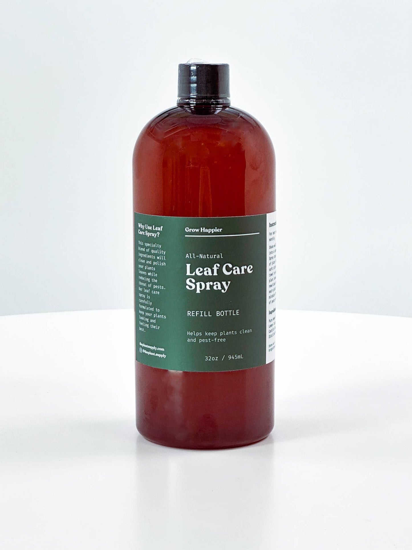 Leaf Care Spray - 8oz l Plant Leaf Cleaner and Shine